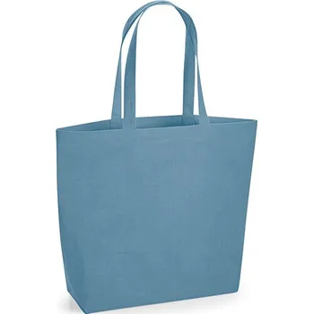 Westford Mill Ekologická přírodní barvená Maxi taška pro život Barva: Indigo Blue, Velikost: 35 x 39 x 13,5 cm G_WM285