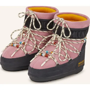 Dámské tenisky Moon Boot Dámské Moon Boots Icon Low, tmavě šedá / růžová, 36
