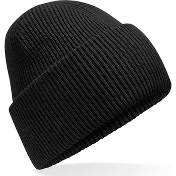 Módní doplněk Beechfield Klasická konstruovaná čepice s hlubokou manžetou Barva: black, Velikost: One Size G_CB385R