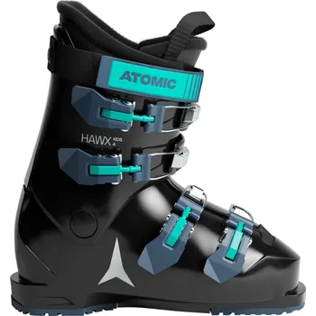 Sjezdové boty Lyžařské boty Atomic HAWX KIDS 4 25/26 - black/teal / 24/24.5 MP