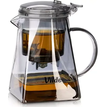 Konvice na čaj Skleněná konvice s výpustným zapářovačem 730 ml