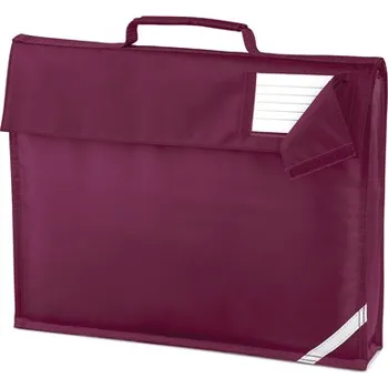 Quadra Junior Book Bag Barva: burgundy, Velikost: 37 x 30 x 6 cm G_QD51