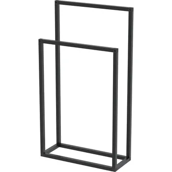 Věšák Kovový věšák na ručníky ORMI, černý + vyzvednutí ZDARMA