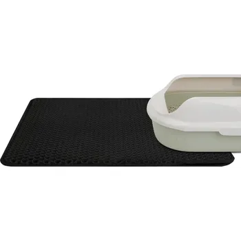 Přislušenství pro kočičí toaletu Surtep Animals Podložka před kočičí toaletu WC 45x60cm Barva: Černá