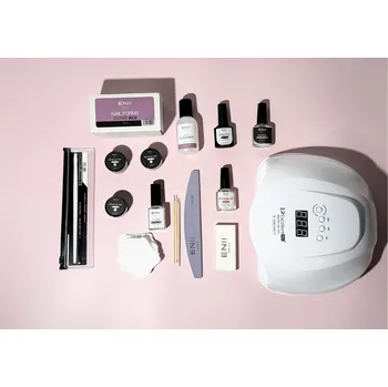 ENII NAILS ENII Builder Gel SHIMMER PRO SET - profesionální sada s lampou