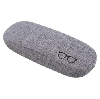 Brýlová obroučka Pevné látkové pouzdro na brýle - Šedé