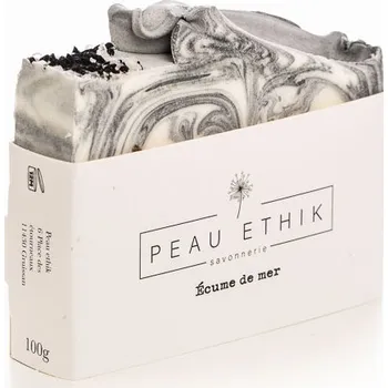 Čokoláda Mýdlo Peauethik - Mořská sůl, uhlí a máta