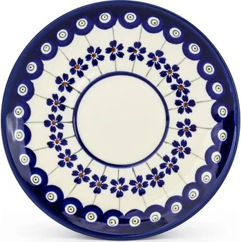 Talíř Talířek / Podšálek Keramika Bolesławiec 16 cm - dek. 166A (druhý druh)