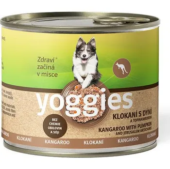 Krmivo pro psa 200 g Yoggies Klokaní konzerva s dýní a topinamburem
