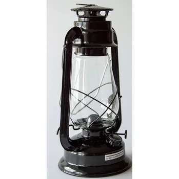 Petrolejová lampa Lampa petrolejová černá 30cm (Petrolejka lampa na petrolej, svítidlo, lucerna)