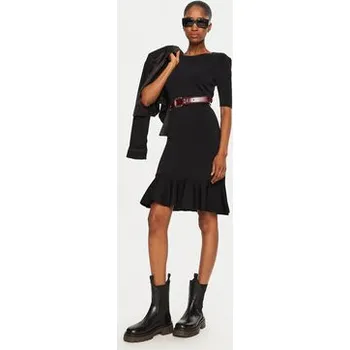 Dámské šaty Armani Exchange Úpletové šaty XW000048 AF10352 UC001 Černá Slim Fit M