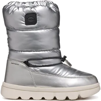 Dívčí sněhule Dětské Sněhule GEOX J WILLABOOM GIRL B A J46HWB-0LVNF-C1007J – Stříbrná 30