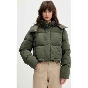 Pánská větrovka Péřová bunda Tommy Jeans DW0DW21624 zelená 78X, vel. M