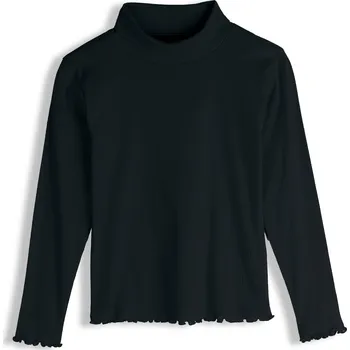 Dívčí tričko GATE Základní žebrovaný bavlněný rolák 9Y 825-0339/89