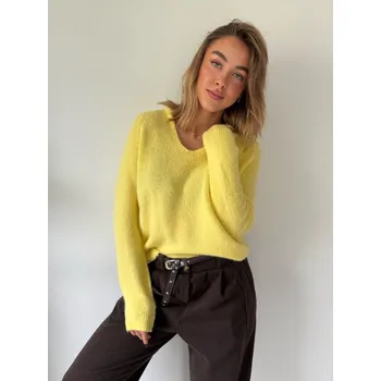 Dámský svetr Mishel Polo svetr MILLE žlutá Velikost: UNI