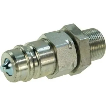 Příslušenství pro stavební techniku Rychlospojka ISO 12,5 zástrčka M16x1,5 s maticí na panel