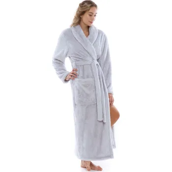 Dámský župan dámský župan Lilly extra M Světle šedá