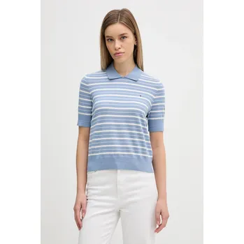 Dámský svetr Svetr Tommy Hilfiger dámský, modrá barva, WW0WW47622 50X, vel. M