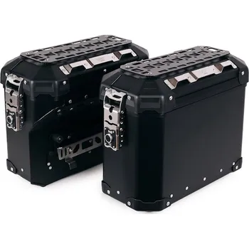 Zavazadlo na motocykl Unit Garage sada bočních kufrů Atlas 48 l + 41 l