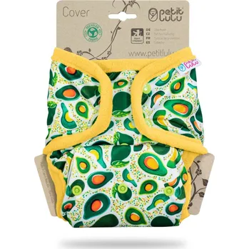 Plenkové kalhoty Avokádo - svrchní kalhotky s PUL kapsami pat