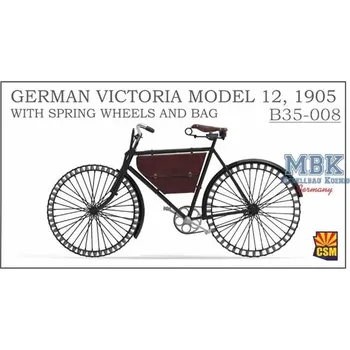 Plastikový model Copper state models 1/35 German Victoria Mod.12, 1905, w.spring wheels+bag