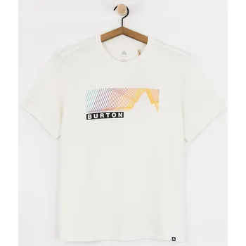 Pánské tričko Burton Elmore (stout white) XL, bílá