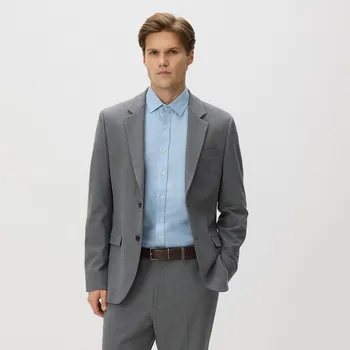 Pánská košile Reserved - Košile slim fit z egyptské bavlny - bleděmodrá - TH539-05M - TH539-05M-S