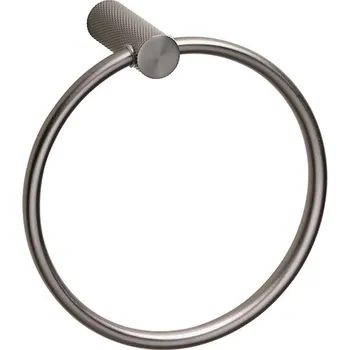 Držák na ručník Bemeta GRINO: Držák ručníků kruhový, mat, grafitová 173204060
