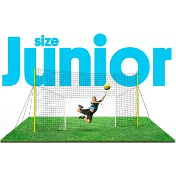 Fotbalová branka Fotbalová branka se záchytnou sítí Open Goaaal Junior (Dětská fotbalová branka 2,4×1,4 m s odrazovou a záchytnou sítí 3v1)