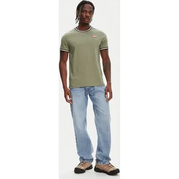 Hunter T-Shirt Eigg Ringer HARM0032251 Khaki Regular Fit S