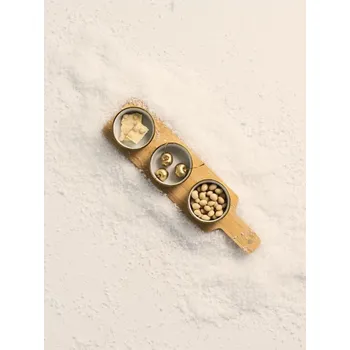 Sinsay - Servírovací tác se třemi mističkami - zlatá - 805FM-GLD - 805FM-GLD-ONE