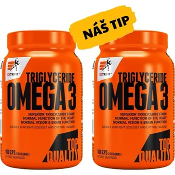 Fitness strava AKCE 1+1 Extrifit Omega 3 Triglyceride 100 cps