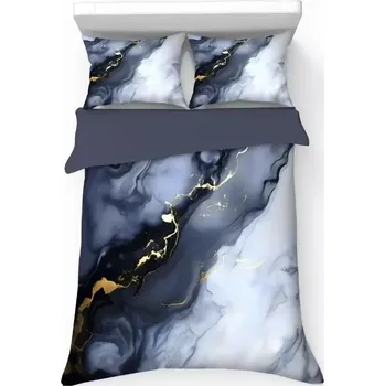 Povlečení NOVINKA 2025 ! Sada bavlněného povlečení s 3D efektem MRAMOR 140x200/70x90cm + POVLAK POLŠTÁŘEK ZDARMA !