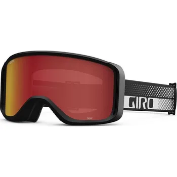 Lyžařské brýle GIRO Sagen 24/25 - black/white flow amber scarlet/yellow (2skla)