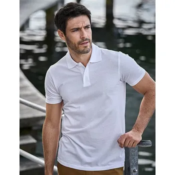 Pánské tričko Tee Jays Power Polo Barva: Šedá, Velikost: 3XL G_TJ1200