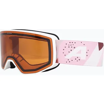 Lyžařské brýle Alpina Venet white/rose matt/orange