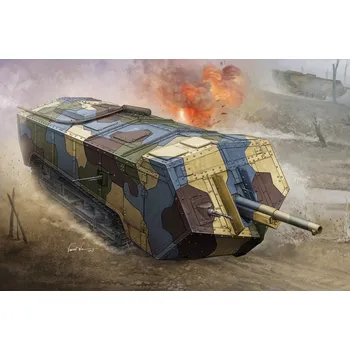 Plastikový model French Saint-Chamond Heavy Tank - Medium - Hobby Boss 83859