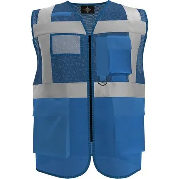 Korntex Multifunkční Hi-Vis Mesh-vesta Athens Barva: navy, Velikost: XXL G_KX808