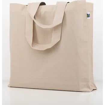 Printwear Fairtrade bavlněná oversized taška Barva: Natural, Velikost: 49 x 50 cm G_XT630
