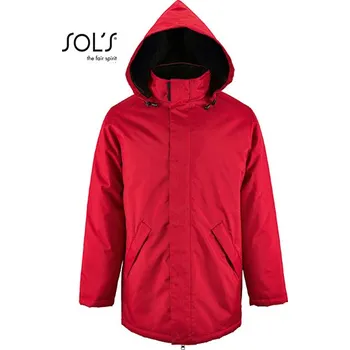 Pánská casual bunda SOL´S Unisex bunda s vycpanou podšívkou Robyn Barva: red, Velikost: M G_L02109