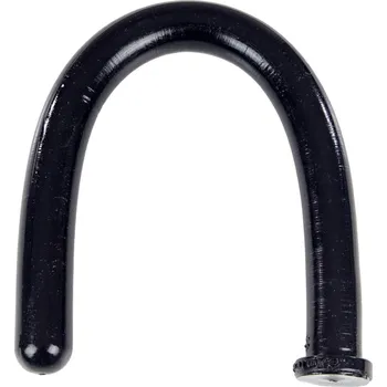 Dildo Analconda King Cobra Spitting, dlouhé černé vinylové anální dildo 92 x 5,3 cm