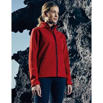 Dámská bunda Promodoro Dámská softshellová bunda C+ Barva: Modrá, Velikost: L G_E7821