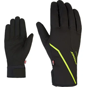 Pánské rukavice Ziener ULTIMO PR 24/25 - black/lime / 9,5