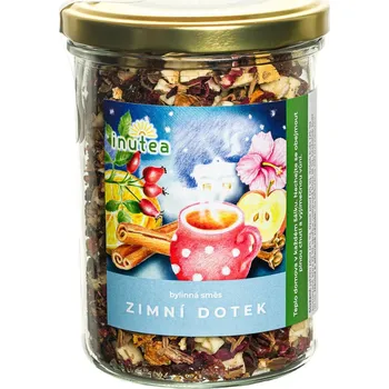 Čaj inutea Zimní dotek – 115 g ve skle - sklenice 440ml