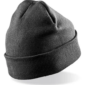 Čepice Result Genuine Recycled Recyklovaná vlněná lyžařská čepice Barva: charcoal, Velikost: One Size G_RT929