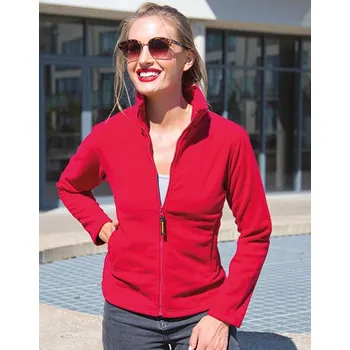 Dámská casual bunda Result Dámská vysoce kvalitní mikrofleecová bunda Horizon Barva: Červená, Velikost: S (10/36) G_RT115F
