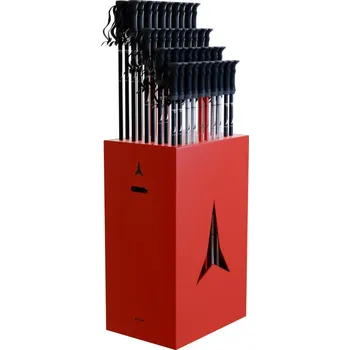 Sjezdová hůlka Lyžařské hole Atomic AMT BOX 25P 25/26 - black/silver / NS cm