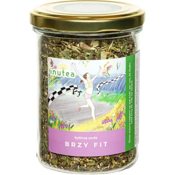 Čaj inutea Brzy fit – 82 g ve skle - sklenice 440ml