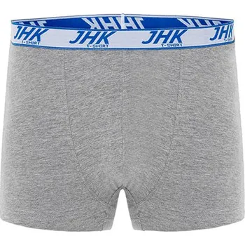 Oblečení a móda JHK Pánské krátké boxerky (3 balení) Barva: Grey Melange, Velikost: XS G_JHK900