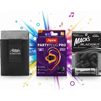 Dárková taška Earplugs Festival Kit Zvýhodněné balení